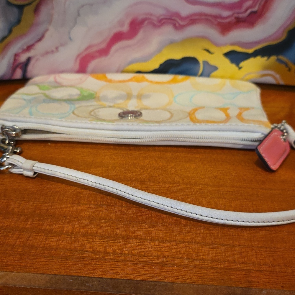 Coach Scribble Long Wristlet - Picture 2 of 7